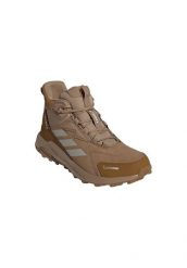 Buty trekkingowe adidas Terrex Anylander Climaproof. Brązowe buty turystyczne Adidas, bez wzorów, z materiału, bez zapięcia, trekkingowe, adidas terrex, ClimaProof (Adidas). Za 521.90 zł.