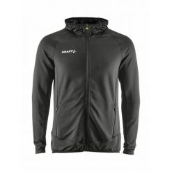 Bluza treningowa męska Craft Extend Full Zip. Szare bluzy z kapturem Craft, m, bez wzorów, z materiału, z kapturem. Za 343.00 zł.