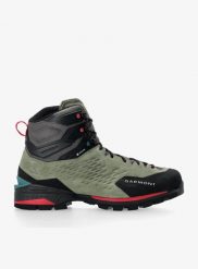 Buty do raków półautomatycznych męskie Garmont Ascent Evo Gtx. Zielone buty turystyczne Garmont, bez wzorów, z gore-texu, bez zapięcia, trekkingowe, gore-tex. Za 1,187.99 zł.