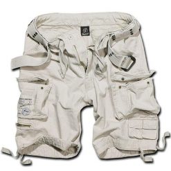 Szorty bushcraft męskie Brandit M65 Savage z Paskiem Vintage Białe. Białe szorty Brandit, m, bez wzorów, vintage. Za 275.50 zł.