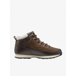 Buty outdoor męskie Helly Hansen The Forester Premium. Brązowe buty turystyczne Helly Hansen, bez wzorów, z materiału, bez zapięcia, outdoorowe. Za 438.99 zł.