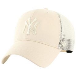 Czapka z daszkiem dla dorosłych MLB New York Yankees Branson Cap. Brązowe czapki z daszkiem 47 Brand, bez wzorów, z bawełny. Za 116.95 zł.