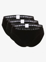 Polo Ralph Lauren Slipy pakowane po 3 szt. Mężczyźni Bawełna czarny, L. Czarne slipki Polo Ralph Lauren, l, bez wzorów, z bawełny. Za 249.95 zł.