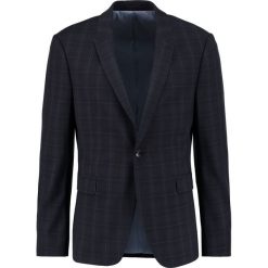 Topman CHECK ULTRA MUSCLE FIT Marynarka garniturowa dark blue. Garnitury marki Topman. W wyprzedaży za 345.95 zł.