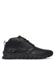 CAT Footwear Trzewiki Flexion P726984 Czarny. Czarne botki sznurowane CAT Footwear, bez wzorów, ze skóry, bez obcasa, bez zapięcia. Za 559.99 zł.