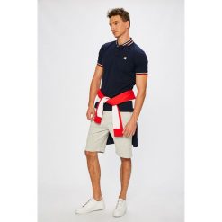 Fila - Polo. Niebieskie koszulki polo Fila, m, bez wzorów, z bawełny, bez kołnierzyka, bez ramiączek. W wyprzedaży za 179.90 zł.