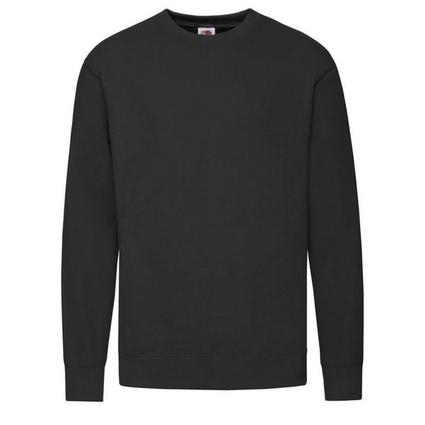 Lekka Męska Bluza Z Kapturem. Czarne bluzy Fruit of the Loom, m, bez wzorów, z kapturem. Za 77.99 zł.