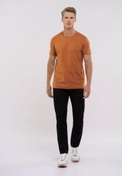 Czarne jeansy, Slim Fit, D-DEXTER 46. Czarne spodnie materiałowe Volcano, m, bez wzorów, z jeansu, eleganckie. Za 179.99 zł.
