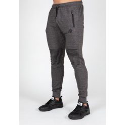 Spodnie do biegania Gorilla Wear Delta. Szare buty do biegania GORILLA WEAR, bez wzorów, prążkowane, bez zapięcia, do biegania. Za 269.50 zł.