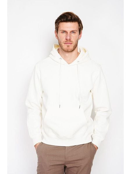 William de Faye Bluza w kolorze białym rozmiar: 44. Białe bluzy William de Faye, bez wzorów, z bawełny, z kapturem. Za 152.99 zł.