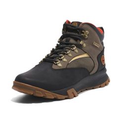 Trzewiki Timberland Mt Lincoln Peak Mid Gtx Black wodoodporne z GORE-TEX. Czarne buty trekkingowe Timberland, bez wzorów, z gore-texu, bez zapięcia. Za 729.00 zł.