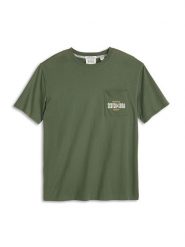 Scotch & Soda Koszulka w kolorze khaki rozmiar: S. Brązowe bezrękawniki Scotch & Soda, s, bez wzorów, z bawełny, bez kołnierzyka, bez ramiączek. Za 66.00 zł.