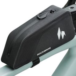 Torba rowerowa na ramę Rockbros RideMate AS-151 1L. Czarne torby na ramię ROCKBROS, bez wzorów, z materiału, bez dodatków. Za 99.00 zł.