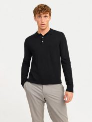 Jack&Jones Polo William 12259650 Czarny Regular Fit. Czarne koszulki polo Jack&Jones, m, bez wzorów, z wiskozy, bez kołnierzyka, bez ramiączek. Za 109.99 zł.