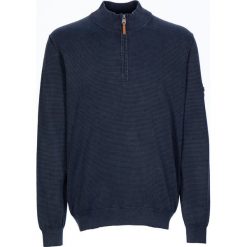Sweter w kolorze granatowym. Niebieskie swetry nierozpinane Camel Active, m, bez wzorów, z bawełny, bez kołnierzyka, bez ramiączek. W wyprzedaży za 197.95 zł.