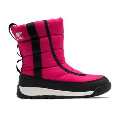 Śniegowce juniorskie Sorel Outh Whitney II Puffy Mid. Czerwone śniegowce Sorel, bez zapięcia. Za 309.99 zł.