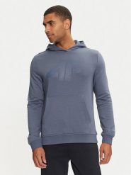 4F Bluza 4FWMM00TSWSM1464 Niebieski Regular Fit. Niebieskie bluzy 4F, m, bez wzorów, z bawełny, bez kaptura. Za 79.99 zł.