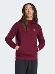 Adidas Bluza Trefoil Essentials KW5048 Bordowy Regular Fit. Czerwone bluzy Adidas, m, bez wzorów, z bawełny, bez kaptura. Za 238.99 zł.
