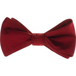 Mucha do Samodzielnego Zawiązania, Czerwona, Jedwabna, Elegancka -EM Men's Accessories- Męska. Czerwone krawaty i muchy Em men's accessories, bez wzorów, z jedwabiu. Za 119.99 zł.
