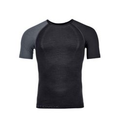 Koszulka termoaktywna męska Ortovox 120 Comp Light Short Sleeve. Czarne bielizna termoaktywna ORTOVOX, m, bez wzorów, bez ramiączek. Za 293.99 zł.