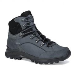 Buty do chodzenia męskie Hanwag Banks Gtx. Czarne buty trekkingowe Hanwag, bez wzorów, z materiału, za kostkę, bez zapięcia, trekkingowe. Za 1,282.00 zł.