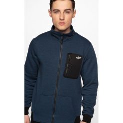 Polar męski PLM003 - granat melanż. Bluzy z polaru marki 4F. Za 159.99 zł.