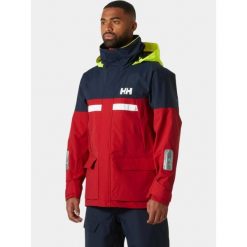 Kurtka Żeglarska Męska Helly Hansen Pier 4.0. Czerwone kurtki Helly Hansen, m, bez wzorów, bez kaptura. Za 1,199.00 zł.