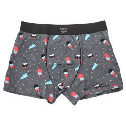 Szare Męskie Bokserki Lody Redo. Szare bokserki Redo, l, bez wzorów, z bawełny. Za 29.99 zł.