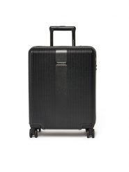 WITTCHEN Walizka kabinowa 56-3P-903-10 Czarny. Czarne walizki Wittchen, bez wzorów, z tworzywa sztucznego. Za 389.99 zł.