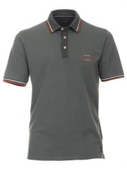 CASAMODA Koszulka polo w kolorze szarym rozmiar: M. Szare koszulki polo CASAMODA, m, bez wzorów, bez kołnierzyka, bez ramiączek. Za 97.28 zł.