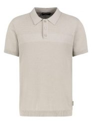 Eight2Nine Koszulka polo w kolorze beżowym rozmiar: XL. Brązowe koszulki polo Eight2Nine, xl, bez wzorów, z bawełny, bez kołnierzyka, bez ramiączek. Za 87.40 zł.