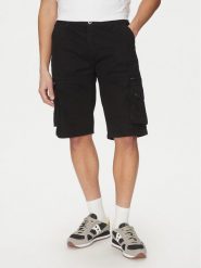 Alpha Industries Szorty materiałowe 136250 Czarny Regular Fit. Czarne szorty Alpha Industries, m, bez wzorów, z bawełny. Za 209.99 zł.