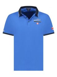 Canadian Peak Koszulka polo "Kareak" w kolorze niebieskim rozmiar: S. Niebieskie koszulki polo Canadian Peak, s, bez wzorów, z bawełny, bez kołnierzyka, bez ramiączek. Za 86.99 zł.