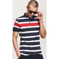 Koszulka polo w paski - Granatowy. Koszulki polo marki House. Za 59.99 zł.