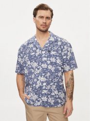Lee Koszula Camp 112349496 Niebieski Oversize. Niebieskie koszule Lee, l, bez wzorów, z lyocellu, bez kołnierzyka, bez ramiączek. Za 169.99 zł.