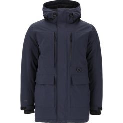 Kurtka wodoodporna Whistler Bluff Pro 10000. Niebieskie kurtki przeciwdeszczowe WHISTLER, bez wzorów, z kapturem. W wyprzedaży za 472.50 zł.