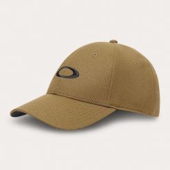 Czapka z daszkiem unisex Oakley GOLF brązowa FOS91809-7CE. Brązowe czapki z daszkiem Oakley, bez wzorów. Za 105.34 zł.