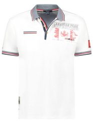 Canadian Peak Koszulka polo "Krusteak" w kolorze białym rozmiar: S. Białe koszulki polo Canadian Peak, s, bez wzorów, z bawełny, bez kołnierzyka, bez ramiączek. Za 88.43 zł.