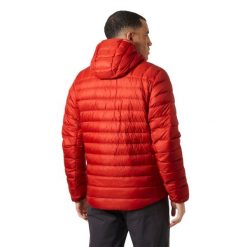 Kurtka z kapturem Helly Hansen Verglas Down 2.0. Czerwone kurtki Helly Hansen, bez wzorów, z puchu, z kapturem. W wyprzedaży za 1,066.00 zł.