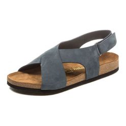 Skórzane sandały w kolorze granatowym. Sandały marki Comfortfüße. W wyprzedaży za 209.95 zł.