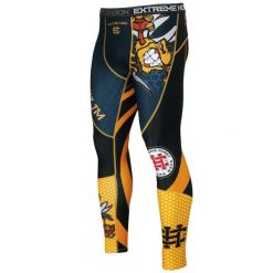 Legginsy sportowe męskie EXTREME HOBBY ANGRY WASP. Czarne bielizna termoaktywna EXTREME HOBBY, m, bez wzorów, z elastanu. Za 229.00 zł.