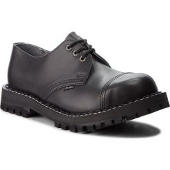 Glany STEEL - 102/O/B Black. Czarne trapery Steel, z materiału, bez zapięcia. W wyprzedaży za 159.00 zł.