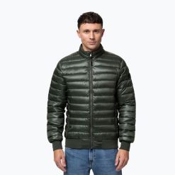Kurtka męska Pitbull Harper Padded. Zielone kurtki PITBULL, m, bez wzorów, z materiału, bez kaptura. Za 269.99 zł.