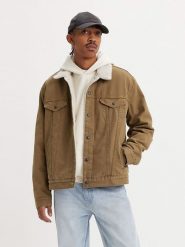 Levi's Kurtka przejściowa w kolorze jasnobrązowym rozmiar: M. Brązowe kurtki Levi's®, m, bez wzorów, bez kaptura. Za 275.40 zł.