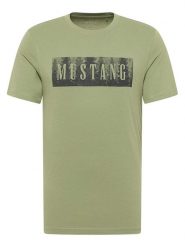 Mustang Koszulka w kolorze zielonym rozmiar: M. Zielone bezrękawniki Mustang, m, bez wzorów, z bawełny, bez kołnierzyka, bez ramiączek. Za 61.89 zł.
