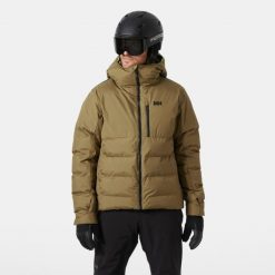 Kurtka puchowa Helly Hansen Kvitfjell. Brązowe kurtki narciarskie i snowboardowe Helly Hansen, m, bez wzorów, z puchu, narciarskie. W wyprzedaży za 1,313.50 zł.