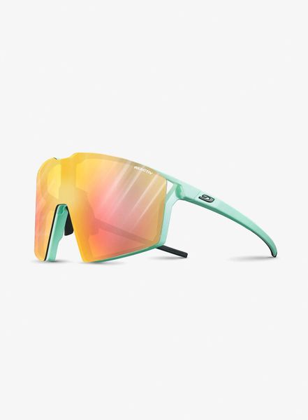 Okulary fotochromowe na rower Julbo Edge - REACTIV 1-3 LA. Zielone okulary przeciwsłoneczne JULBO. Za 785.00 zł.