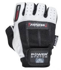 Rękawiczki fitness POWER-SYSTEM FITNESS. Białe rękawiczki POWER SYSTEM, bez wzorów, z materiału. Za 35.00 zł.