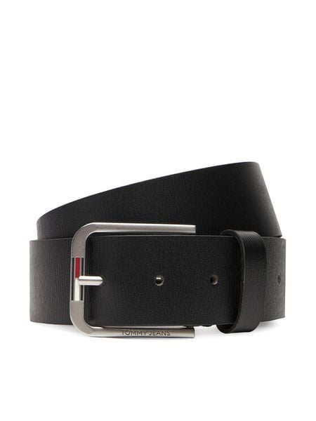 Tommy Jeans Pasek Męski Austin Distressed 4.0 AM0AM13690 Czarny. Czarne paski Tommy Jeans, bez wzorów, z jeansu. Za 179.99 zł.