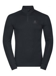 Odlo Podkoszulek funkcyjny "Active Warm" w kolorze czarnym rozmiar: M. Czarne podkoszulki ODLO, m, bez wzorów, z materiału, bez ramiączek. Za 251.45 zł.